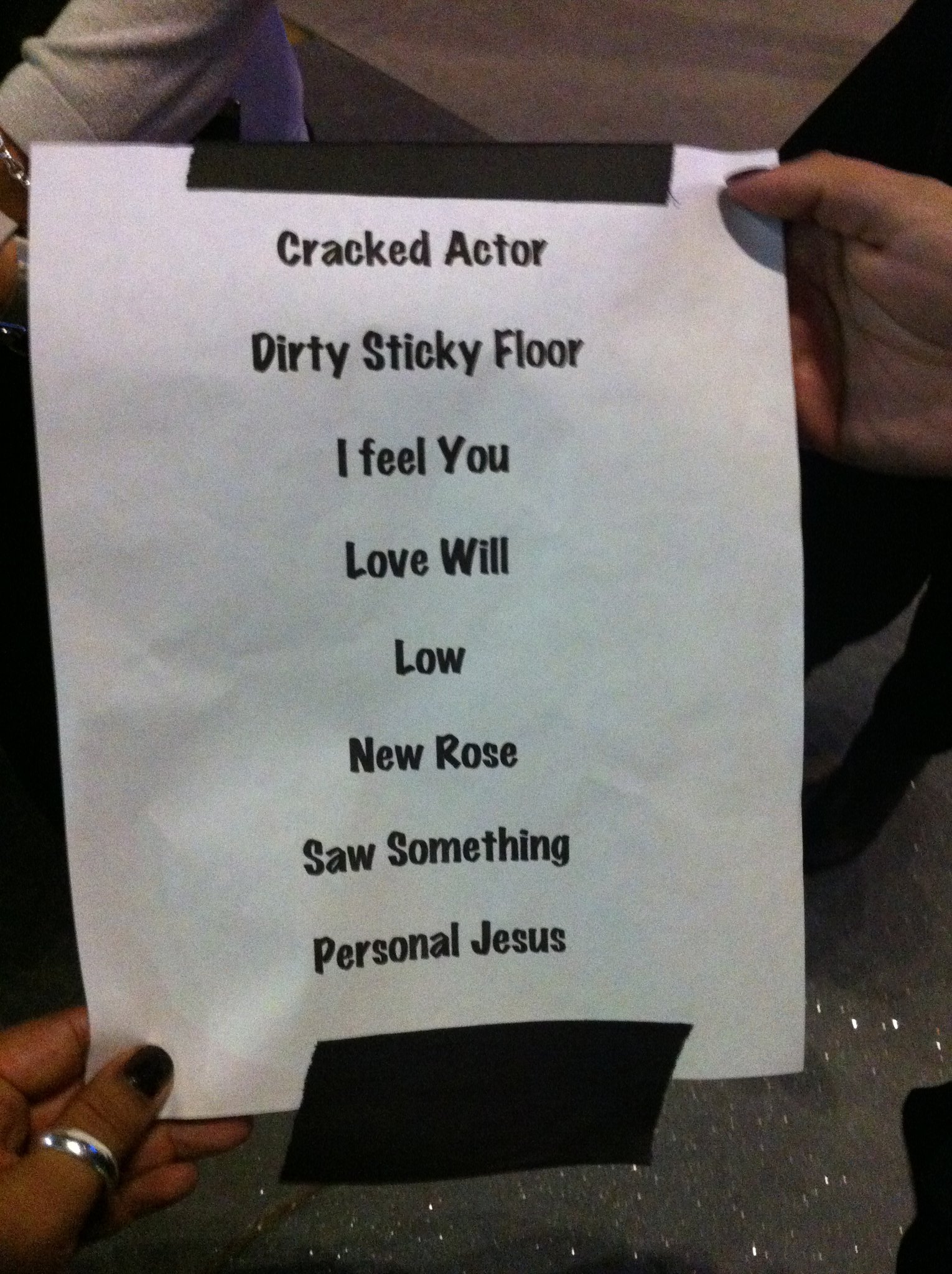 Setlist - Foto por Christy Estrada